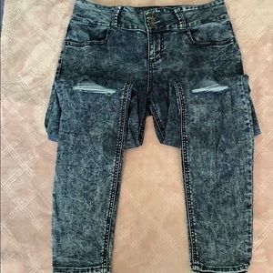 Blue acid wash Jeans